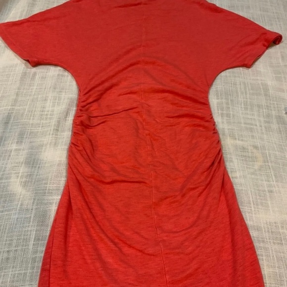 NWOT Monrow Supersoft Shirred Waist Dress - S / NECTAR - Picture 7 of 9